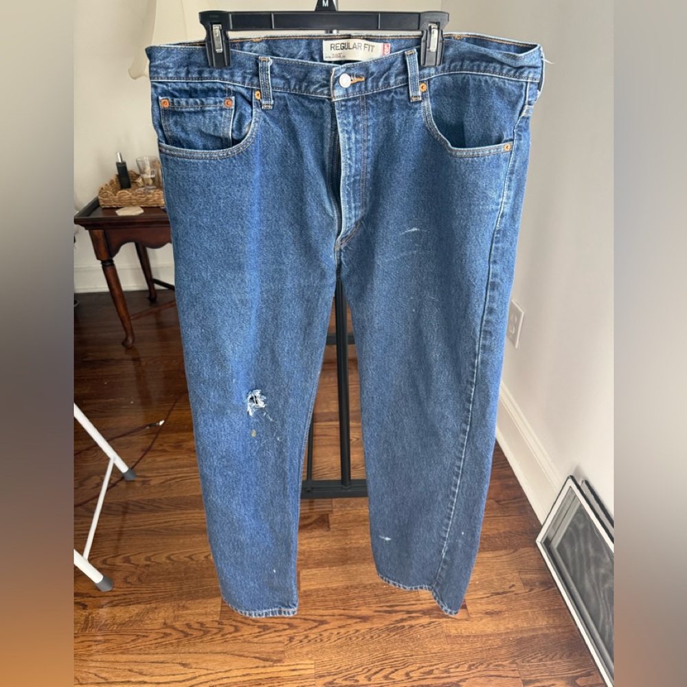 ❤️ 6 for 20 ❤️Levi’s 505 men’s sz 40 w 30  SEE PHOTOS FOR IMPERFECTIONS
